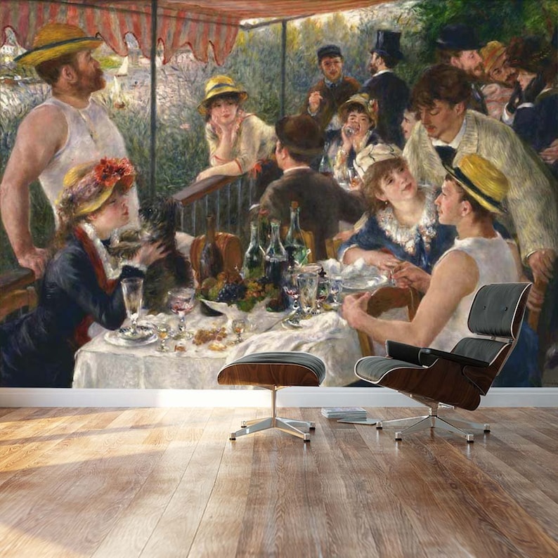 Огюст ренуар завтрак гребцов описание картины