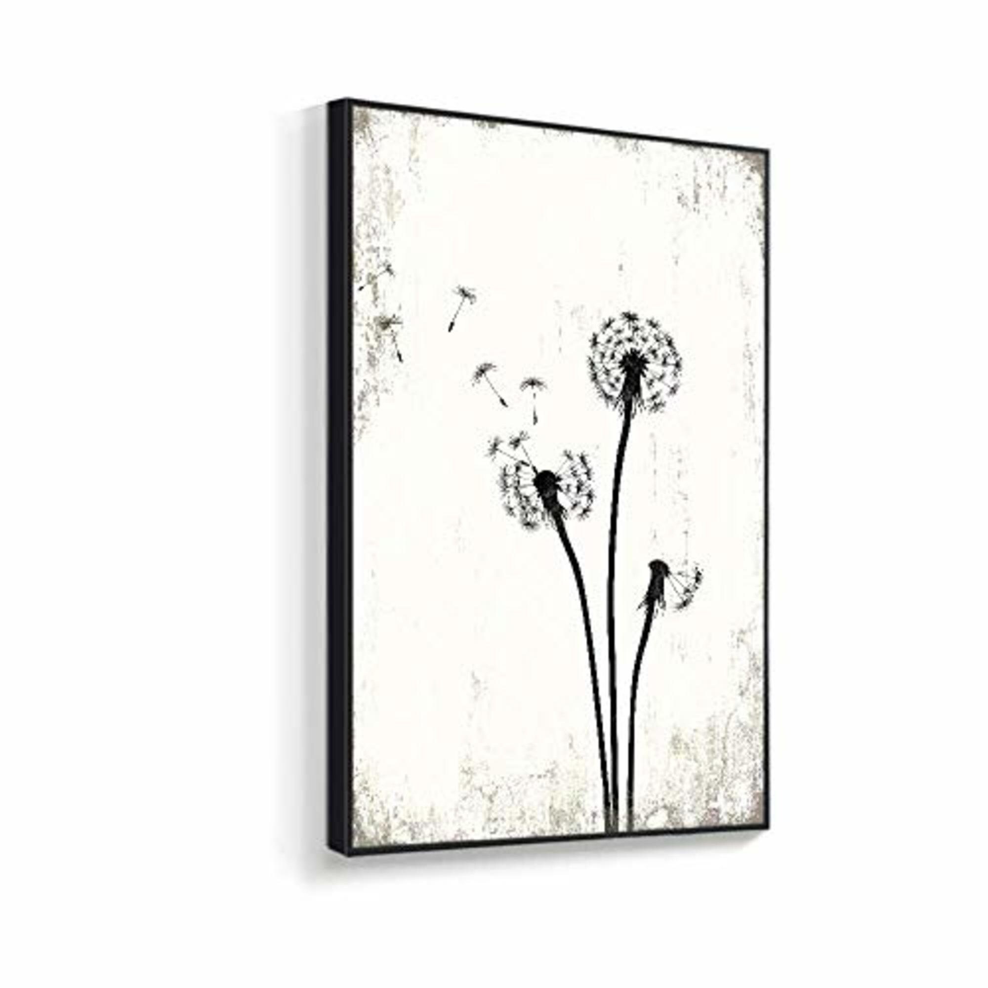 Wall26 Dandelion Wall Art Framed Minimalist Wall Art Etsy