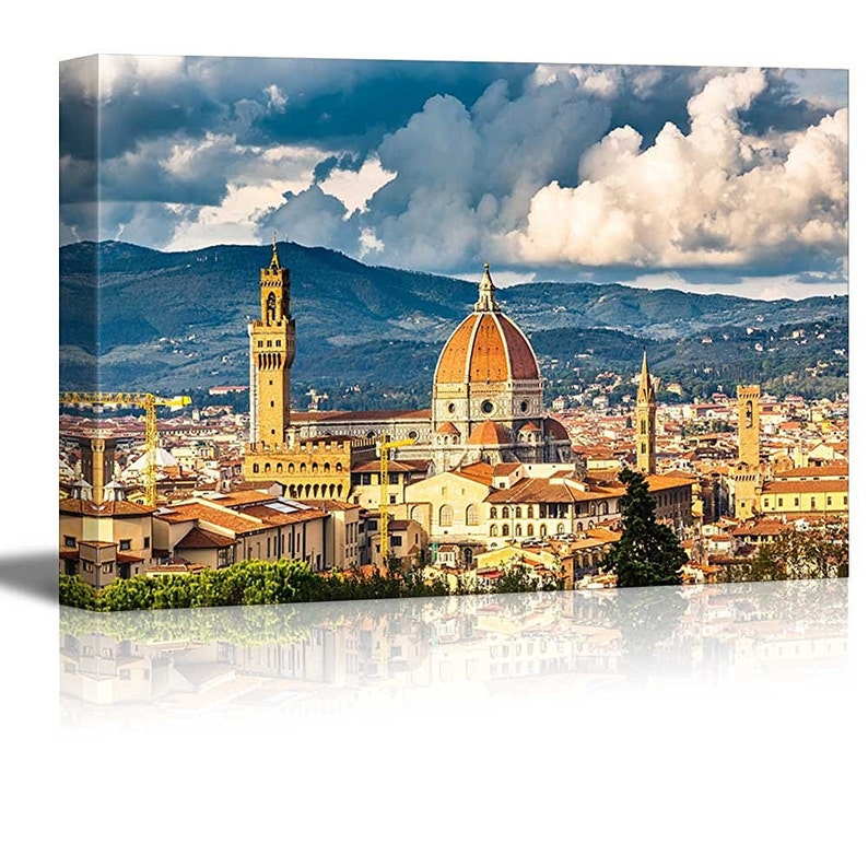 Canvas Prints Wall Art View on Florence and Duomo Cathedral Etsy