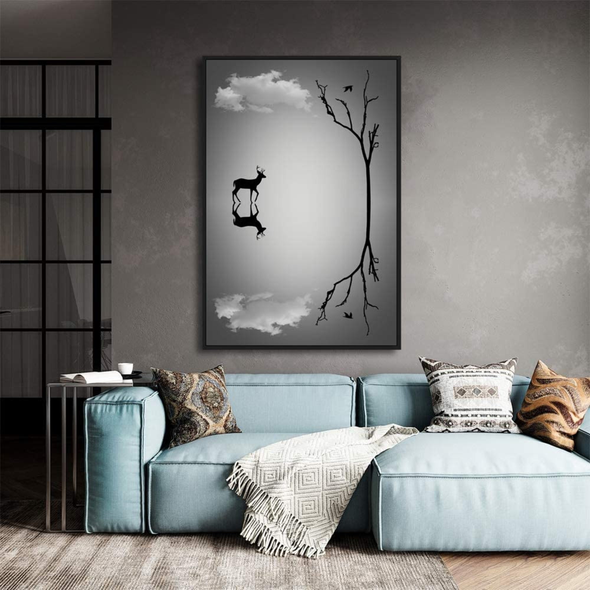 Wall26 Framed Canvas Wall Art for Living Room Bedroom Sky | Etsy