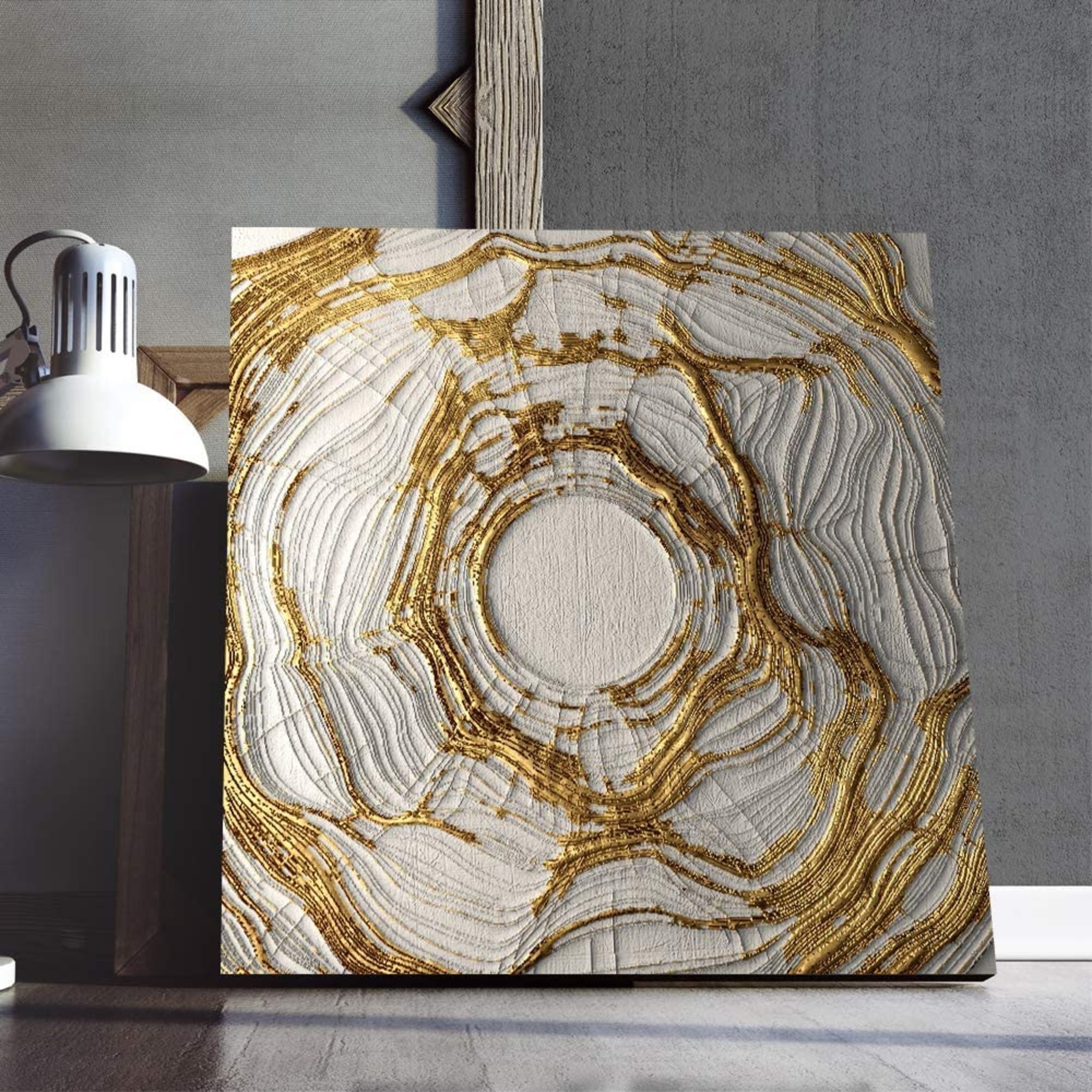 Wall26 Canvas Wall Art Gold Abstract Painting Artwork for Home Etsy