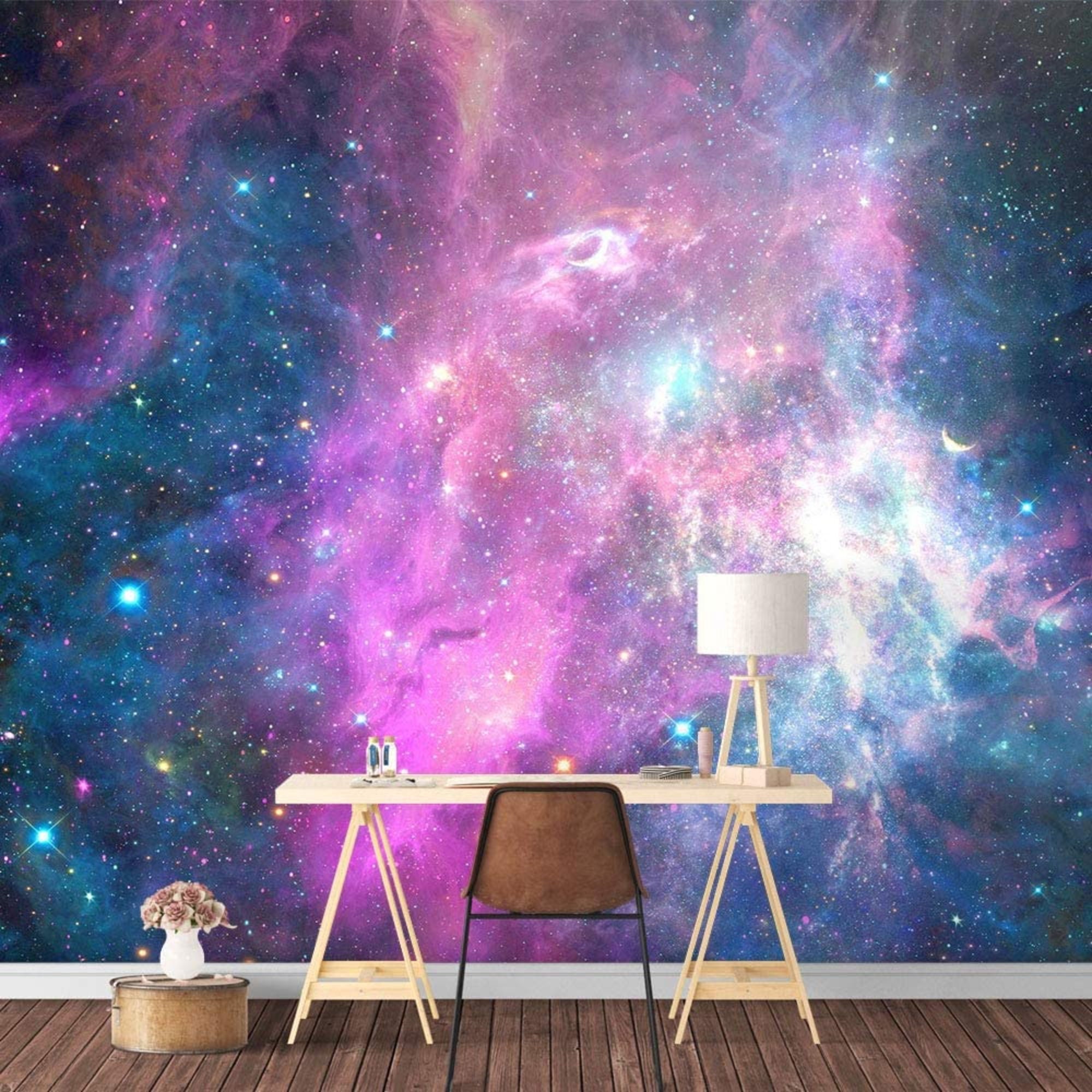 Wall26 Wall Mural Galaxy Removable Wallpaper Wall Sticker for | Etsy