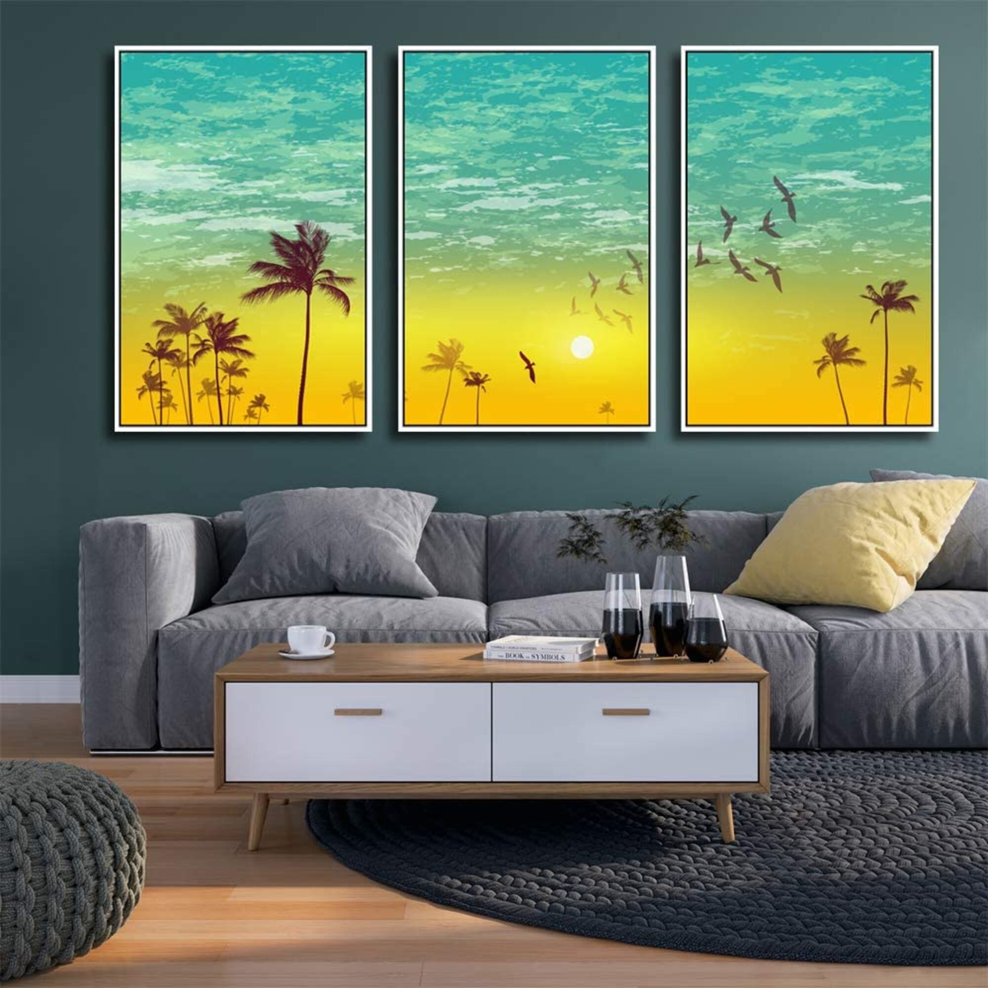 Wall26 3 Piece Framed Canvas Wall Art for Living Room Bedroom | Etsy