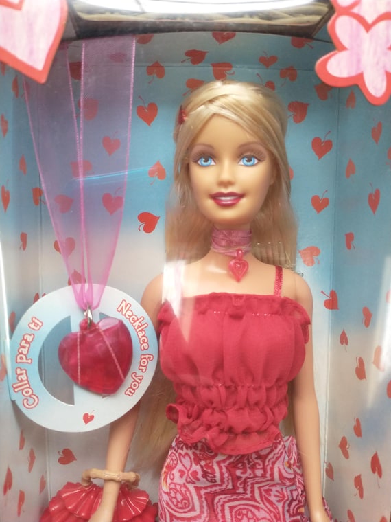 barbie with red heart dress Barbie Signature Collector Doll: Heart Dress, FXC74