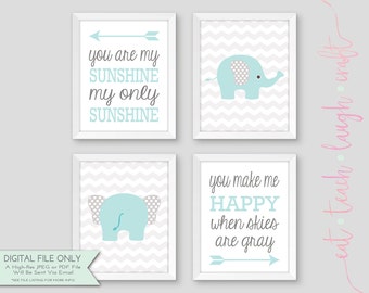 SET OF 4 Arrows Themed Nursery Prints Baby Boy's Room | Etsy
