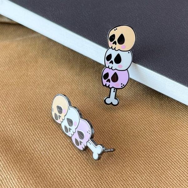 pastel dango enamel pin, Cute Dango Pin, Kawaii Dango Enamel Pin, Cute Enamel Pin Badges, Japanese Snack Pin, Skull and bones enamel pin