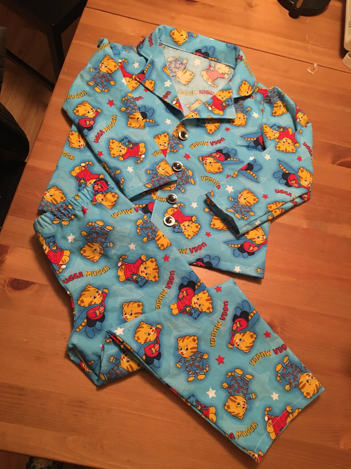 Button Up Pajamas Etsy