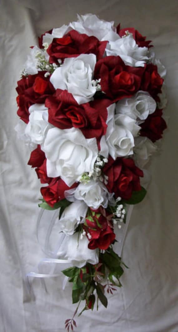 Silk Cascade Bridal Bouquet