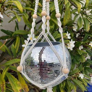 Hanging Disco Bowl Planter