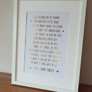 Personalised gift for mum, mummy frame, mummy print, gift for mum, gift for Mother’s Day, Mother’s Day quote, Mother’s Day frame, mum print