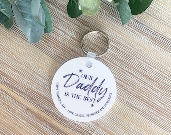 Personalised Fathers Day Gift - Personalised Keyring - Dad Keyring - Daddy Keyring - Mummy Keychain -Fathers Day Keyring - Personalised Gift