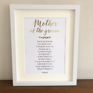 Mother of the groom Print, mother of the groom Foil Print, Gift For mother of the groom, Mother of the groom Gift, wedding gift