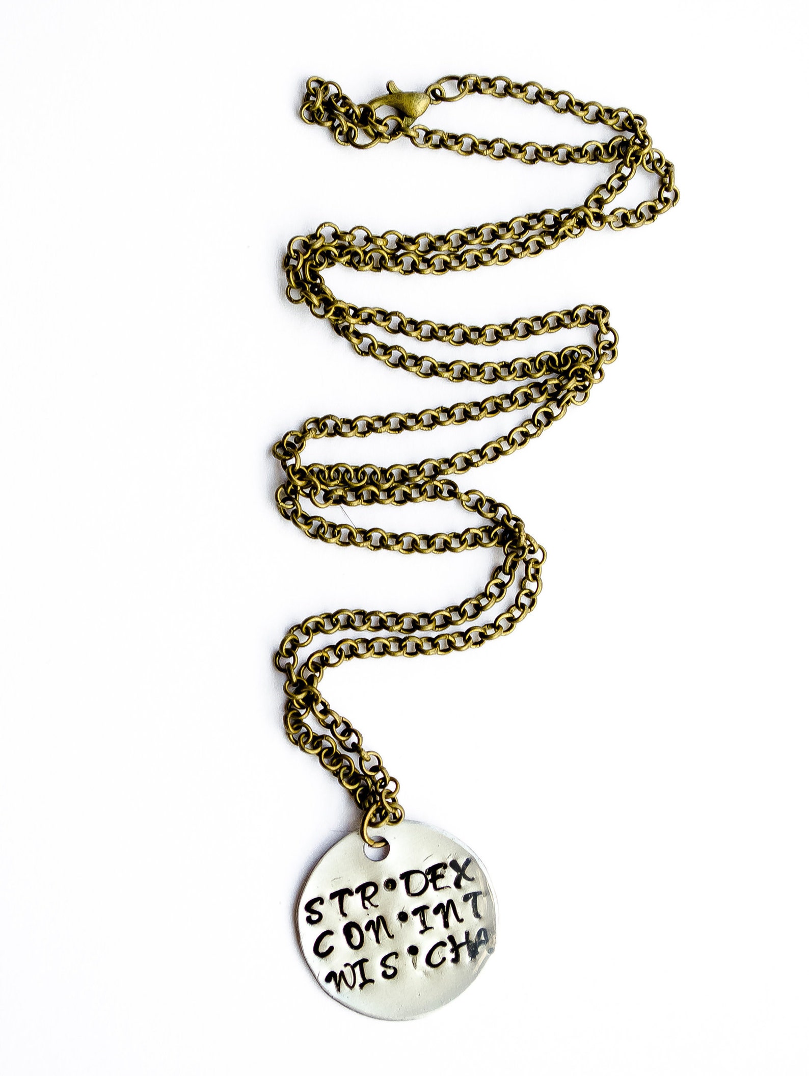 D&D Abilities Jewelry Dex Str Con Int Wis Cha Dnd Dungeons - Etsy