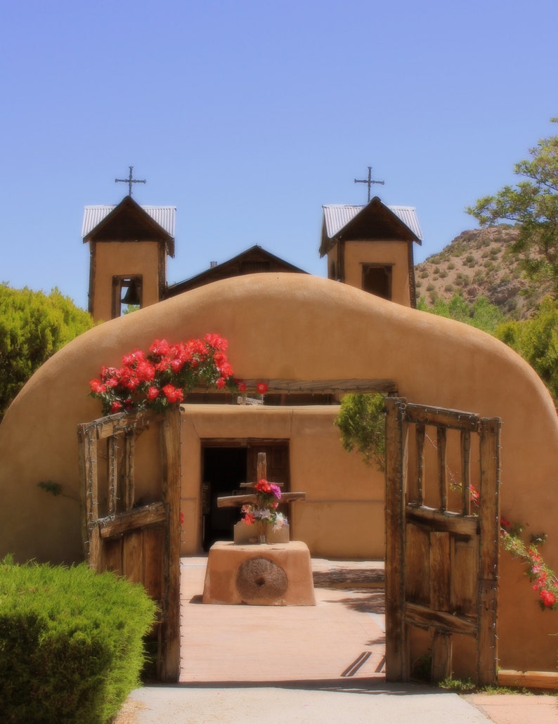 Chimayo Mission Church El Santuario de Chimayó Church Etsy