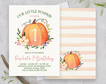 Download Pumpkin One SVG First Birthday Fall Birthday SVG 1st | Etsy