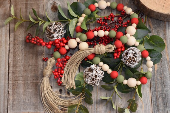 christmas bead garland