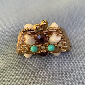 Vintage Pill Box Jeweled