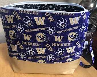 University of Washington Huskies Knitting and Crochet Project Bag