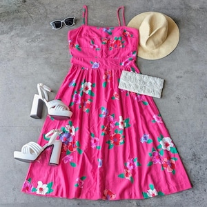 knee length dresses for ladies Palaka Kuiki Aulani Midi Dress Kula Lavender – Hae Hawaii main image 1