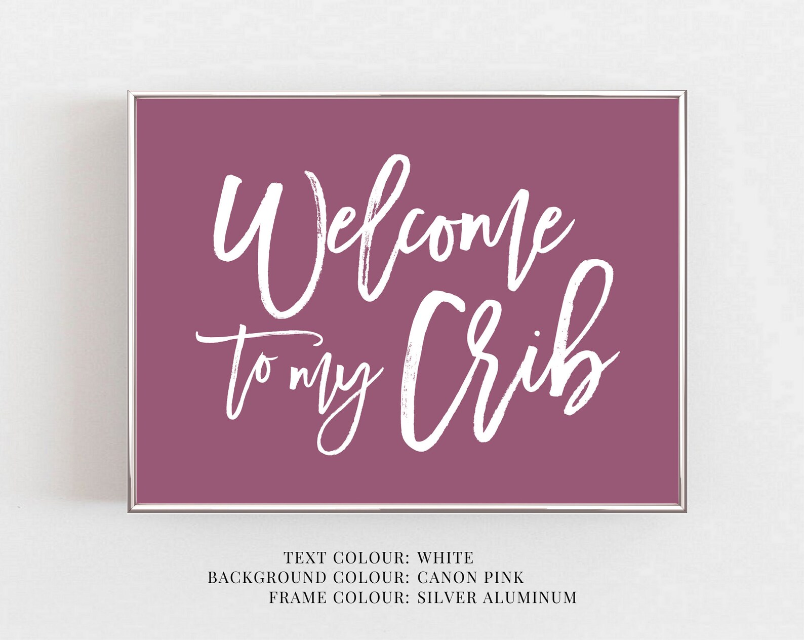 to My Crib Nursery Room Wall Art Baby Girl Baby Etsy