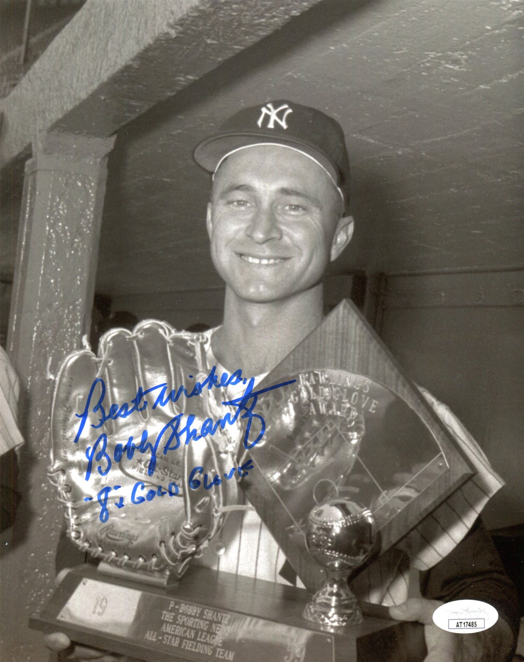 Bobby Shantz MLB Hand Signed New York Yankees 8x10 Photo. JSA Certified ...