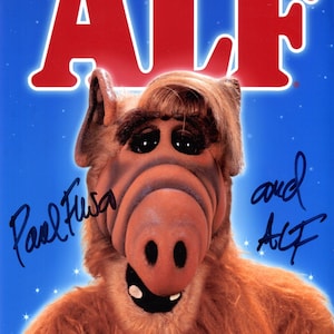【BECKETT認証】ALF声優 Paul Fusco サイン アルフ本人直筆④ Autographed Paul Fusco Puppeteer and Voice of ALF, 8x10 Inch