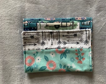 Girl camp style burp rag