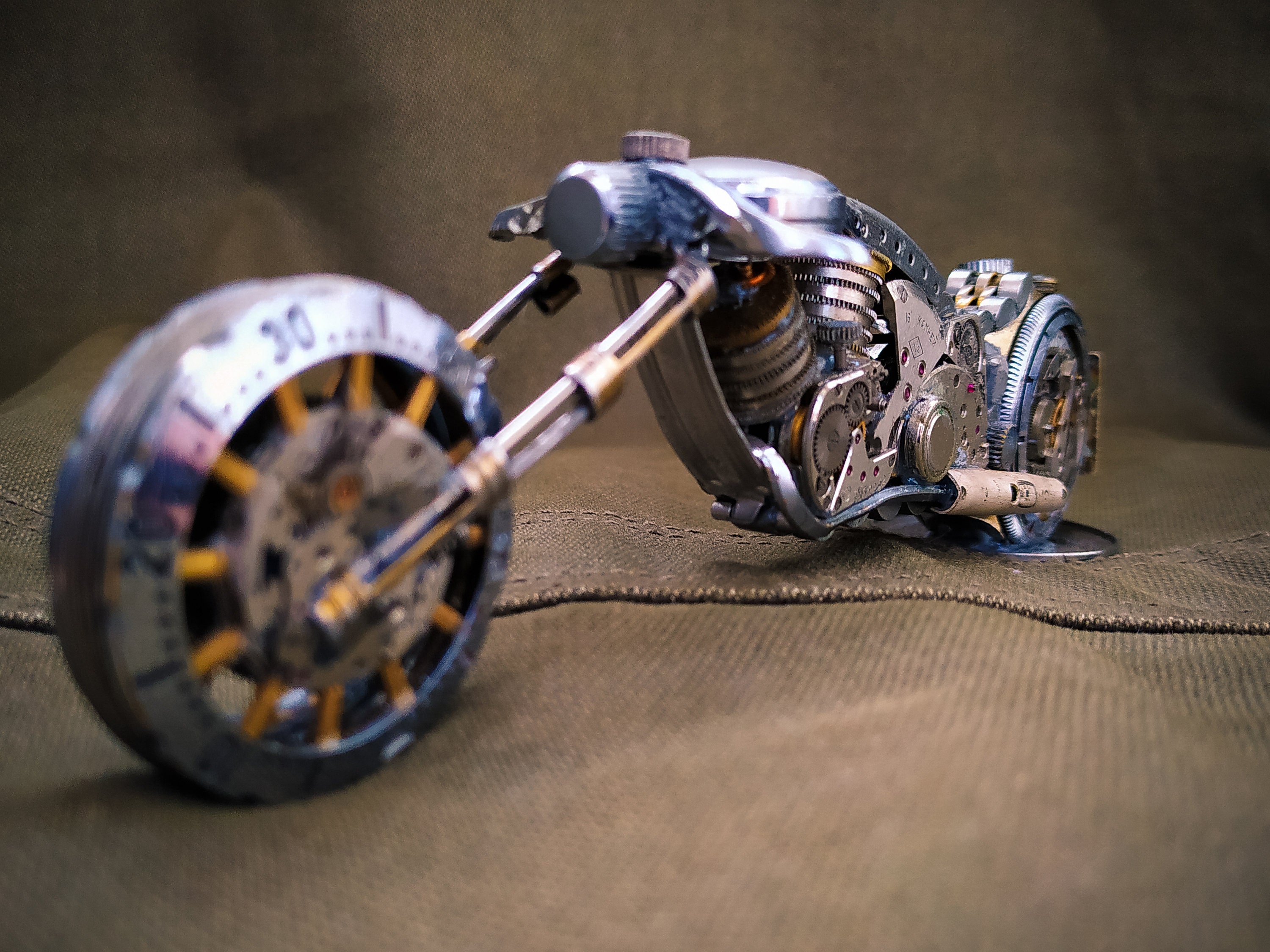 Unique Motorcycle handcrafted a quirky gift created from Etsy