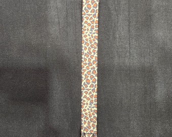 Adorable Cheetah print pacifier clip