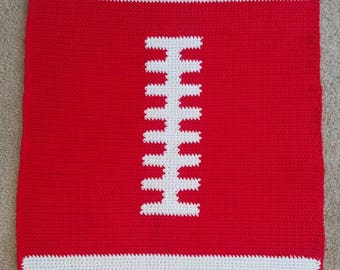 Custom made football baby blankets