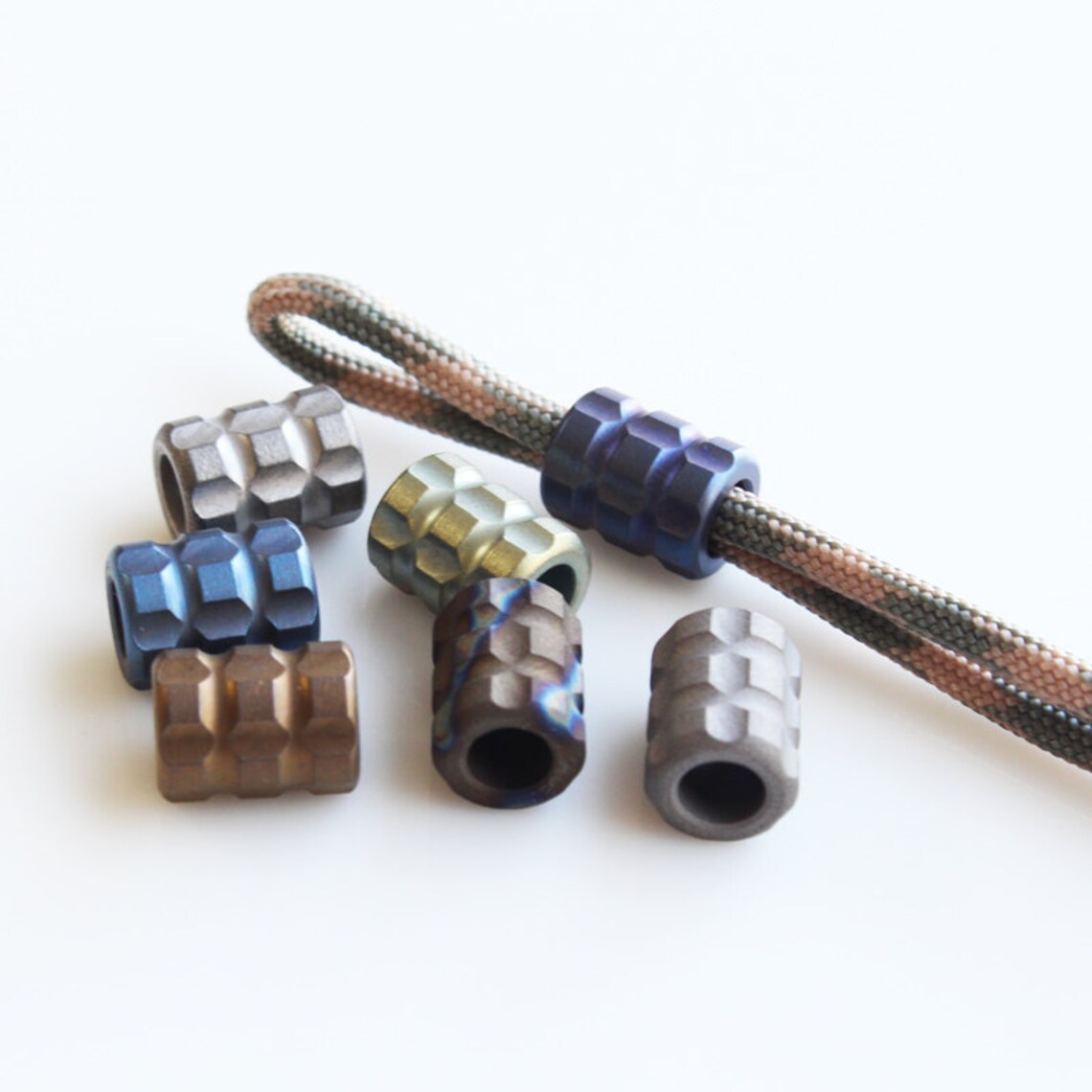 Paracord Titanium Alloy Beads tblock Etsy