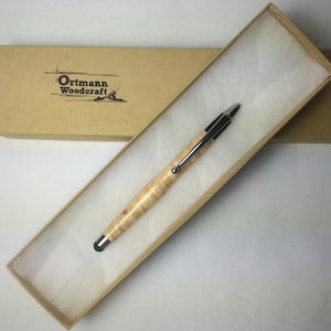Curly Maple Touch Stylus