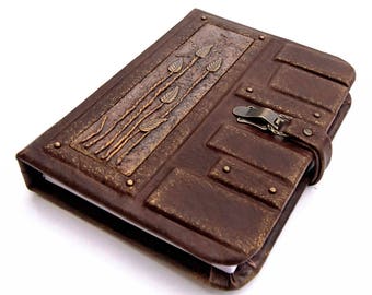 Handmade leather journals functional and by AVworkshop on Etsy