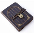 Personalized Leather Journal with Lock & Key: Handmade Travel Diary product logo