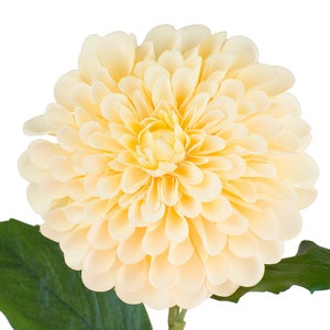 Yellow Pompom Dahlia, faux dahlia, artificial flowers, wedding decoration, styling prop, set decoration
