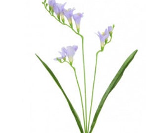 Artificial freesia, artificial flowers, violet freesia, spring wedding, faux flowers, artificial freesia, violet flowers, spring wedding