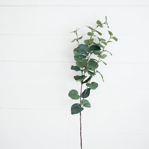 Ferris Heart Sloane  Artificial Eucalyptus Spray, faux eucalyptus, artificial eucalyptus, floral decor, home decor