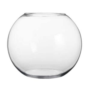 Babet Ball Vase Glass, Terrarium, Cut Flowers, Artificial Flowers, Succulents, Wedding Fish Bowl, Fish Bowl, Glass Bowl, Plant Terrarium