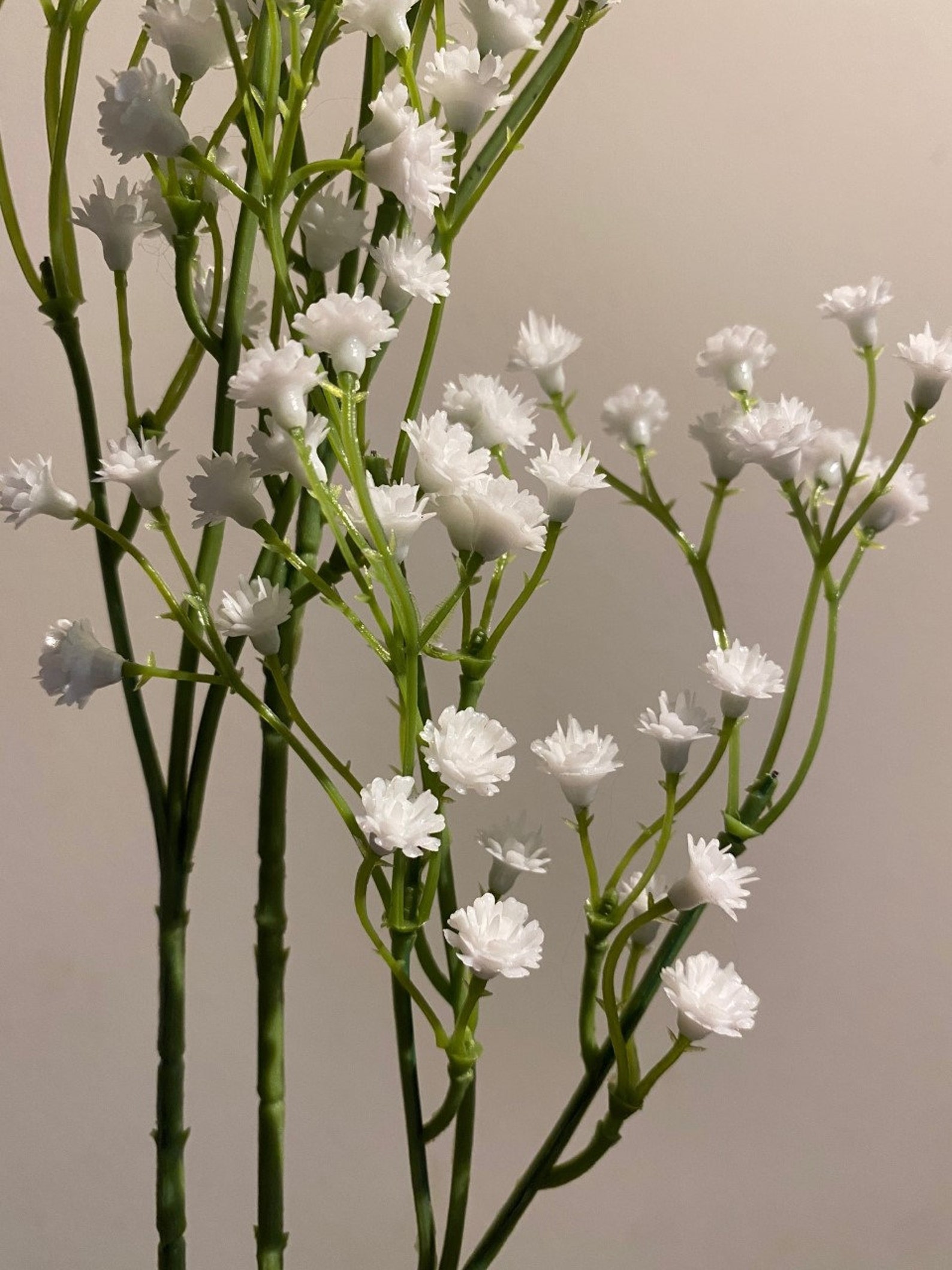 Artificial White Gypsophila Stem Artificial Gypsophila Faux Etsy UK
