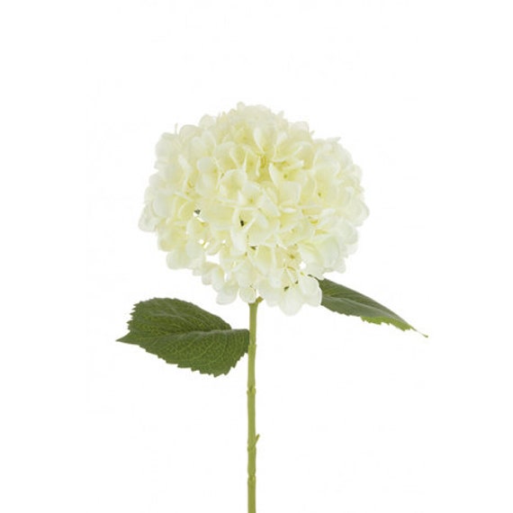 Luxury Artificial White Hydrangea Stem Artificial Hydrangea Etsy UK