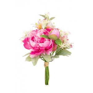 Artificial Pink Peony Flower Bouquet, artificial peony, faux peony, wedding bouquet, faux flowers, home decor, artificial peony, bridesmaid