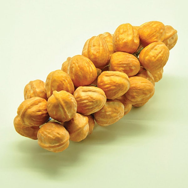 Artificial Brown Walnut Cluster, faux peanuts, artificial walnut, restaurant decor, food styling, brown nuts