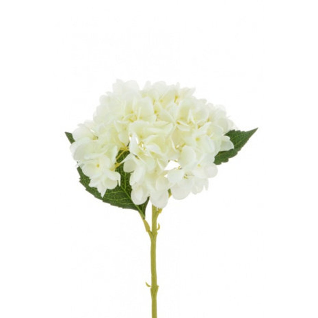 Luxury Artificial White Hydrangea Stem Artificial Hydrangea Etsy