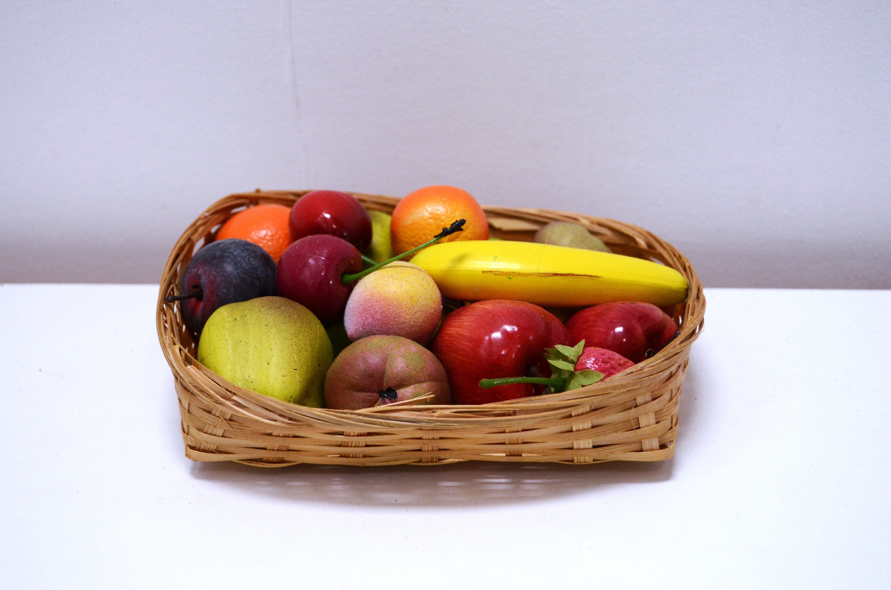 Williamsburg Christmas Faux Fruit Basket Arrangement, Artificial Fruit  Centerpiece, Faux Food Basket , Dining Table Faux Fruit Arrangement 