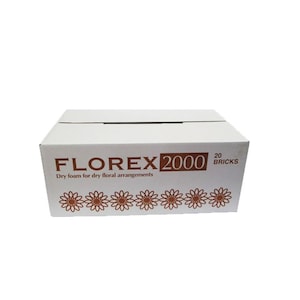 Florex by Oasis Dry Foam Floral Brick Box of 20 dried foam for dry floral arrangements fried flowers craft visual merchandising