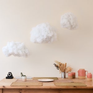 Artificial Cloud Hanging Ornament Kids Room Party Wedding Party Decor Supplies