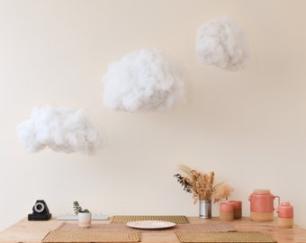 Artificial Cloud Hanging Ornament Kids Room Party Wedding Party Decor Supplies