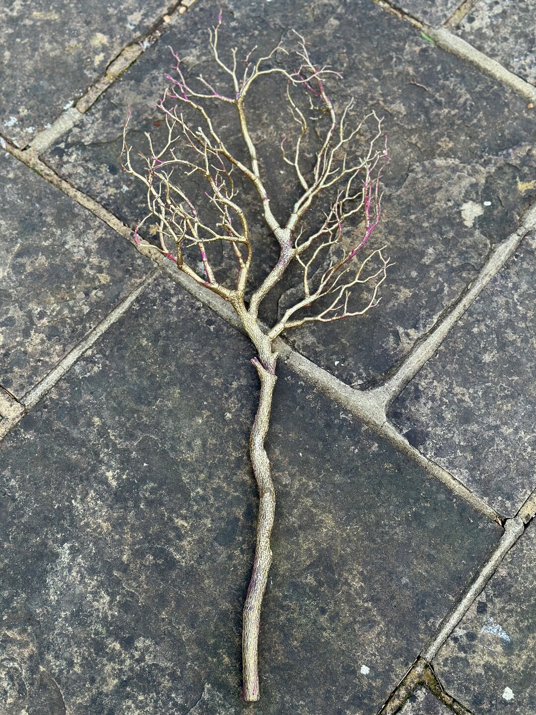 NEW Artificial Metallic Gold Branch 95cm Faux Christmas Etsy UK