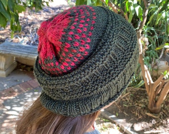 Knitted Slouchie Beanie