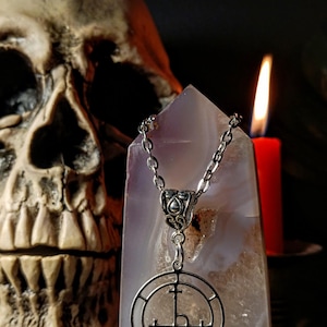 Lilith Sigil Pendant, Lilith Amulet, Mother of Demons, Lilith Goddess Pendant, Demon Goddess, Goddess Jewelry